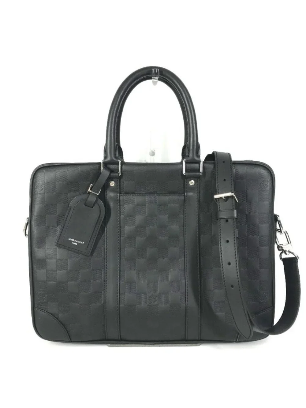 Louis Vuitton Business Bag Porto Documan Voyage Pdv Damier Infini Leather Black
